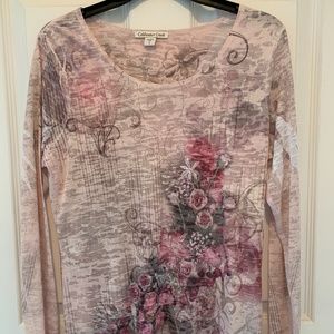WOMEN'S COLDWATER CREEK LS  TOP. LIKE NEW. S.